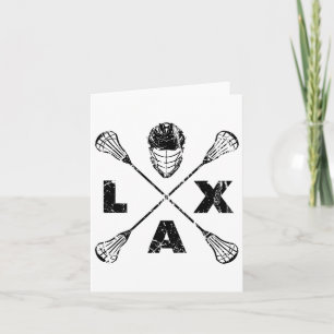 Lacrosse Lax Cross Axis Black Colorway  Card