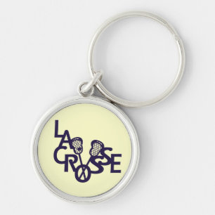 Lacrosse Letters Keychain