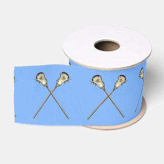 Lacrosse Light Blue Grosgrain Ribbon
