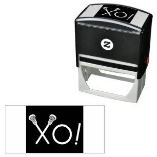 Lacrosse Love Self-inking Stamp