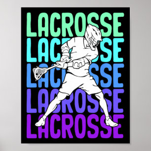 Lacrosse Men Women Kids Lacrosse Lovers Poster
