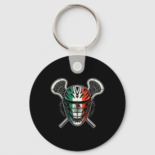 Lacrosse Mexican Flag Helmet Stick Mexican Indepen Keychain