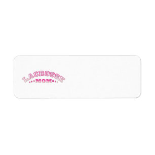 Lacrosse Mom Address Label Template