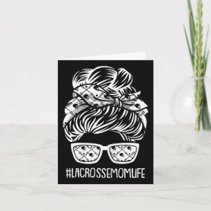 Lacrosse Mom Life Mothers Day Lax Sport Mama Mommy Card