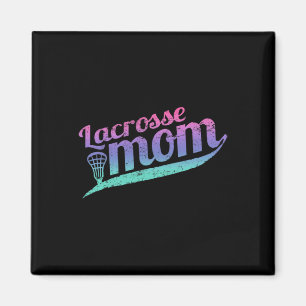 Lacrosse Mom Vintage Proud Lax Mother  Magnet