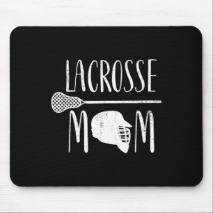 Lacrosse Mom Womens Vintage Lax Gift Shirt  Mouse Pad