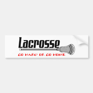 Lacrosse Motivation Hard Bumper Sticker