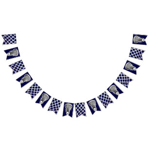 Lacrosse Navy Blue Bunting Flags
