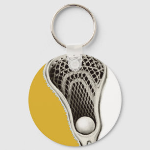 Lacrosse novelty gift keychain