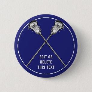 Lacrosse Novelty Gifts 2 Inch Round Button