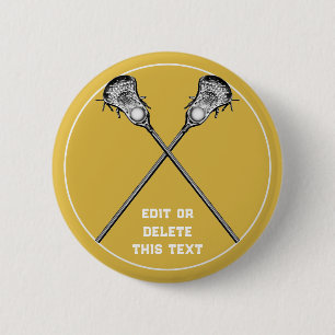 Lacrosse Novelty Gifts 2 Inch Round Button