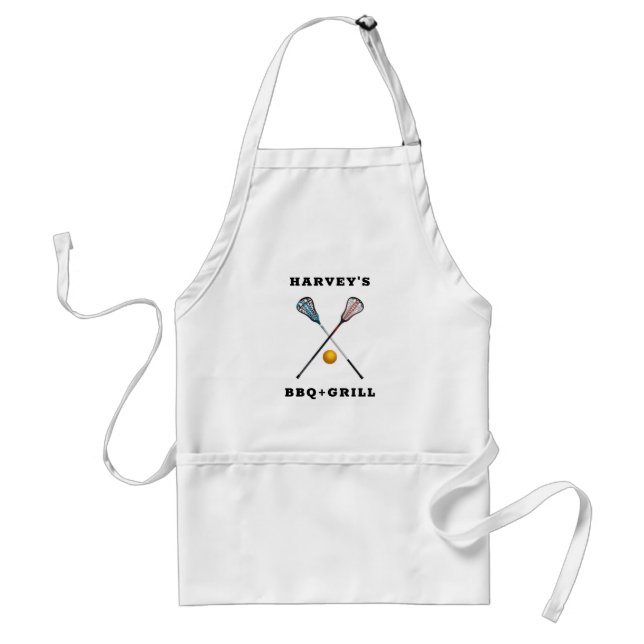 Lacrosse Novelty Gifts Personalized Standard Apron (Front)