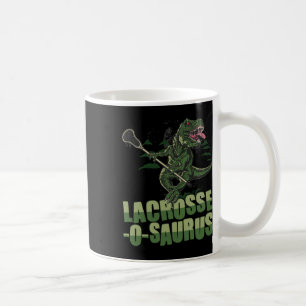 Lacrosse-o-saurus - Funny Lacrosse Player Lax Love Coffee Mug