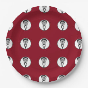 Lacrosse Paper Plate