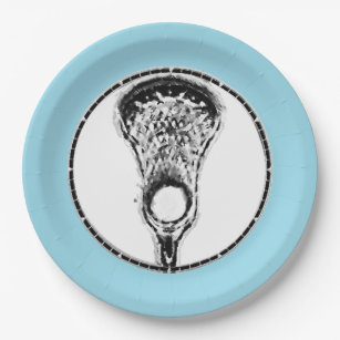 Lacrosse Party Event Paper Plate