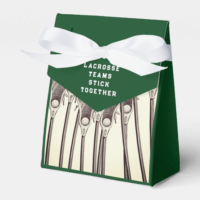 Lacrosse Party Favor Box (Front Side)