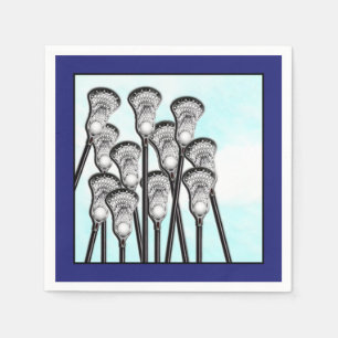 Lacrosse Party Napkin