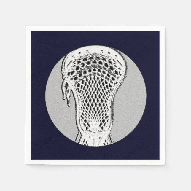 Lacrosse Party Napkin (Front)