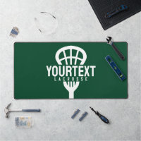 Lacrosse Player CUSTOM TEXT Team Mesh Sport Stick