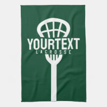 Lacrosse Player CUSTOM TEXT Team Mesh Sport Stick