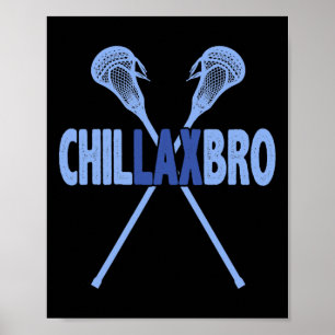 Lacrosse Player Funny Love Lax Bro Men Boys Kids D Poster