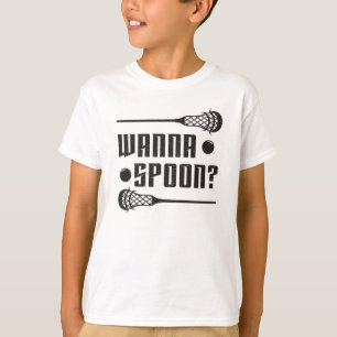 Lacrosse Player Lax Wanna Spoon Funny Gift Idea T-Shirt