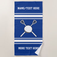 Lacrosse Player Name or Team Name Your Team Colour