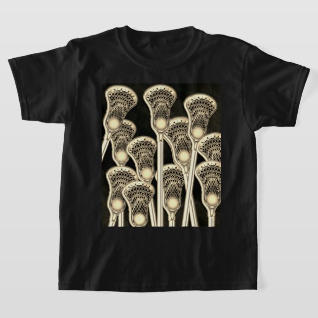 Lacrosse Player T-Shirt (Laydown)