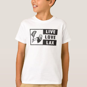 Lacrosse Player Team Live Love Lax Funny Gift Idea T-Shirt