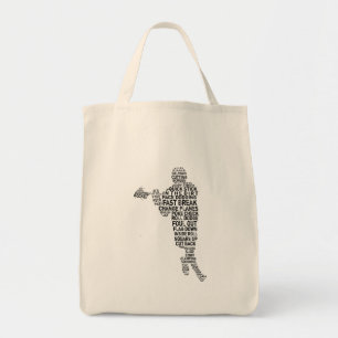 Lacrosse Player Tote Bag