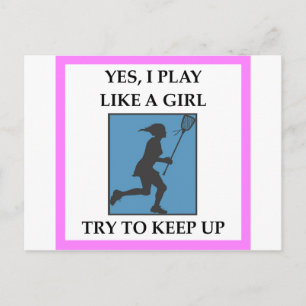 LACROSSE POSTCARD
