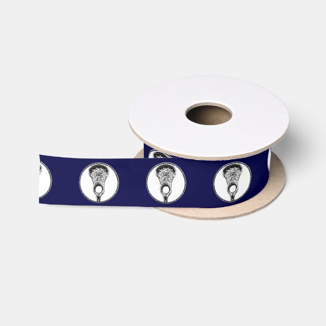 Lacrosse Satin Ribbon (Spool)