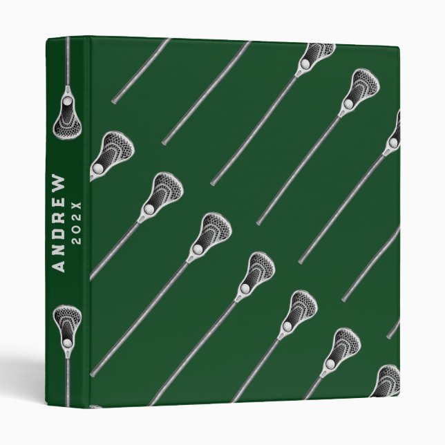 Lacrosse Scrapbook Album Binder (Front/Spine)
