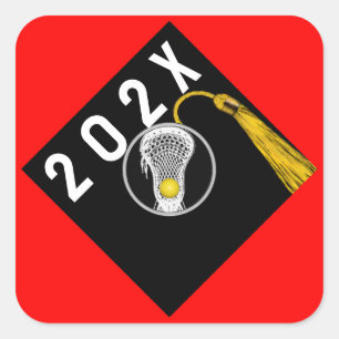 Lacrosse Senior Night Square Sticker
