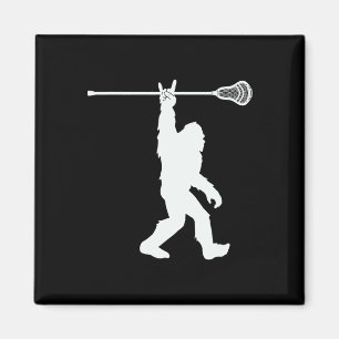 Lacrosse-shirt Vintage Lax Bigfoot Sasquatch Youth Magnet