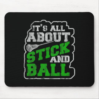 Lacrosse Shirts Mens Lax Stick Lacrosse Player  Mouse Pad
