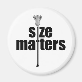 Lacrosse Size Matters Magnet