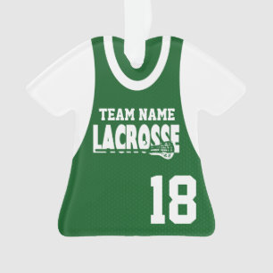 Lacrosse Sport Jersey vert avec photo