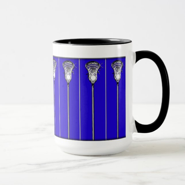 Lacrosse Sports Blue Mug (Right)