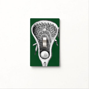 Lacrosse Sports Decor Light Switch Cover
