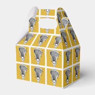 Lacrosse Sports Gold Favor Box
