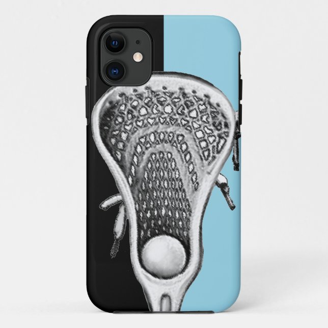 Lacrosse Sports Light-blue Case-Mate iPhone Case (Back)