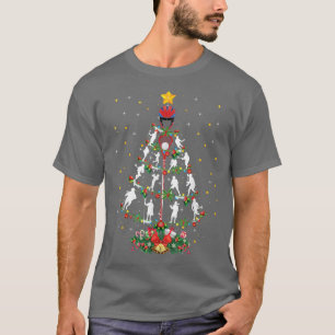 Lacrosse Sports Lover Xmas Santa Hat Lacrosse Chri T-Shirt