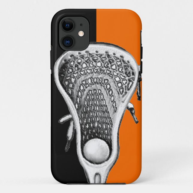 Lacrosse Sports Orange Coque-Mate coque iphone (Dos)