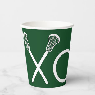 Lacrosse Sports Paper Cups