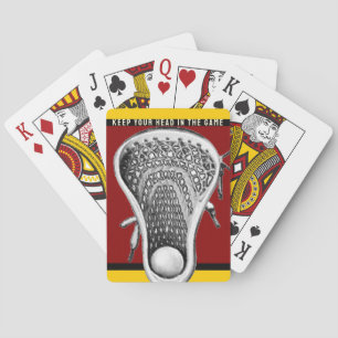 Lacrosse Sports Playing Cards