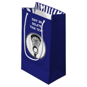 Lacrosse Sports Small Gift Bag