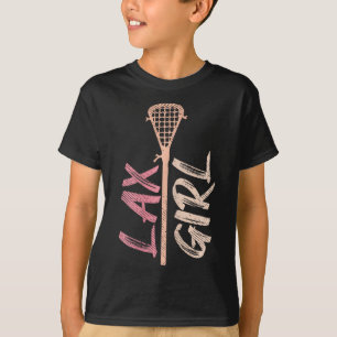 Lacrosse Stick Lax Girl Player Mom Goalie Wife Wom T-Shirt