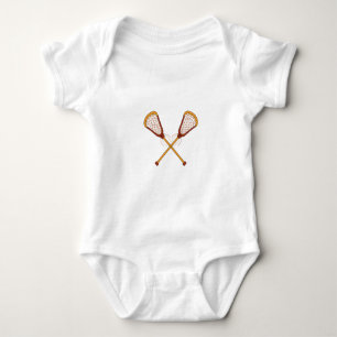 Lacrosse Sticks Baby Bodysuit