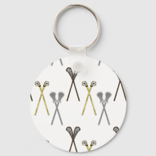 Lacrosse Sticks Keychain